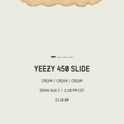 Yeezy 450 Slide