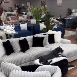 Brand New Comfy Corduroy Sectional 