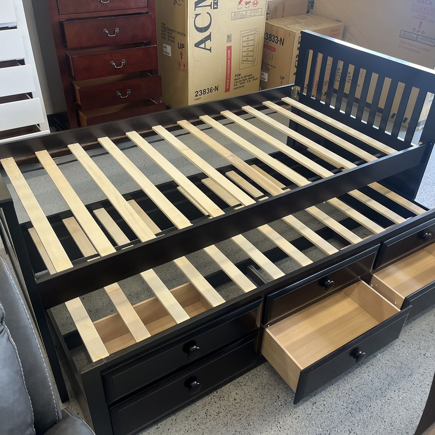 Furniture, Mattress, Bed Frame, Wood Metal