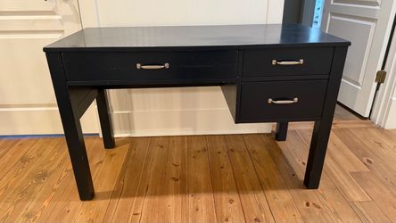 Pottery Barn blue desk