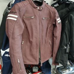 Joe Rocket Leather Motorcycle Jacket . Women jacket size large brand new