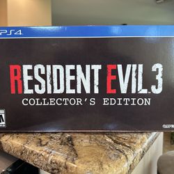NEW PS4 Resident Evil 3: COLLECTOR'S EDITION Sealed