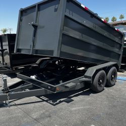 Scissor Lift Dump Trailer