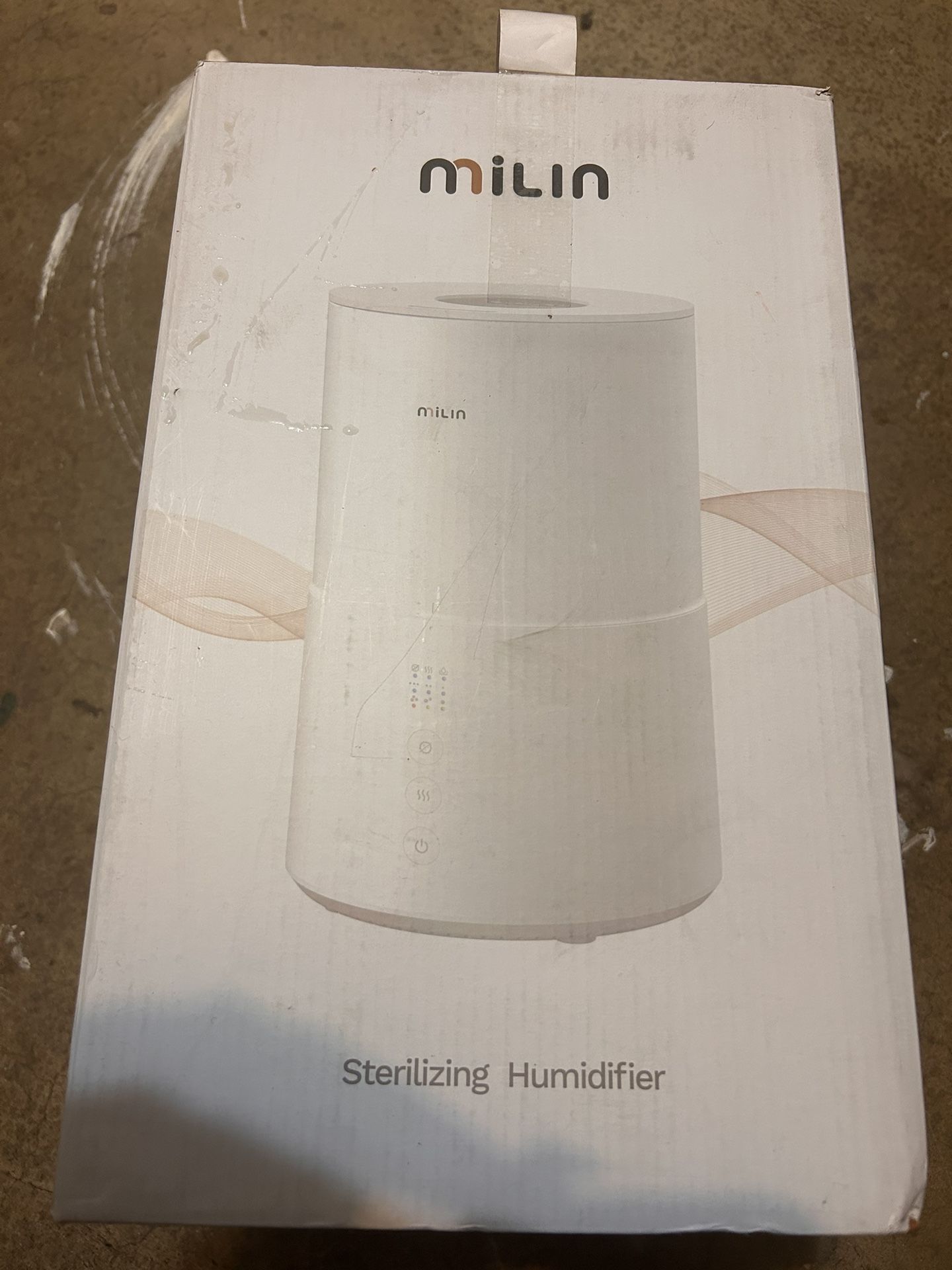 Milin Sterilizing Humidifier Top Fill Cool Mist Humidifier For Bedroom
