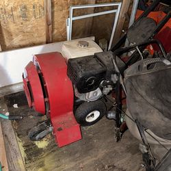 Walk behind blower