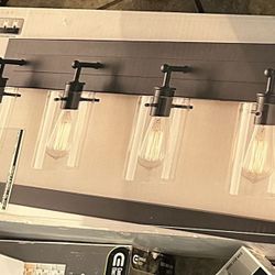 Hampton Bay Regan 4-Light Espresso Finish Vanity Fixture