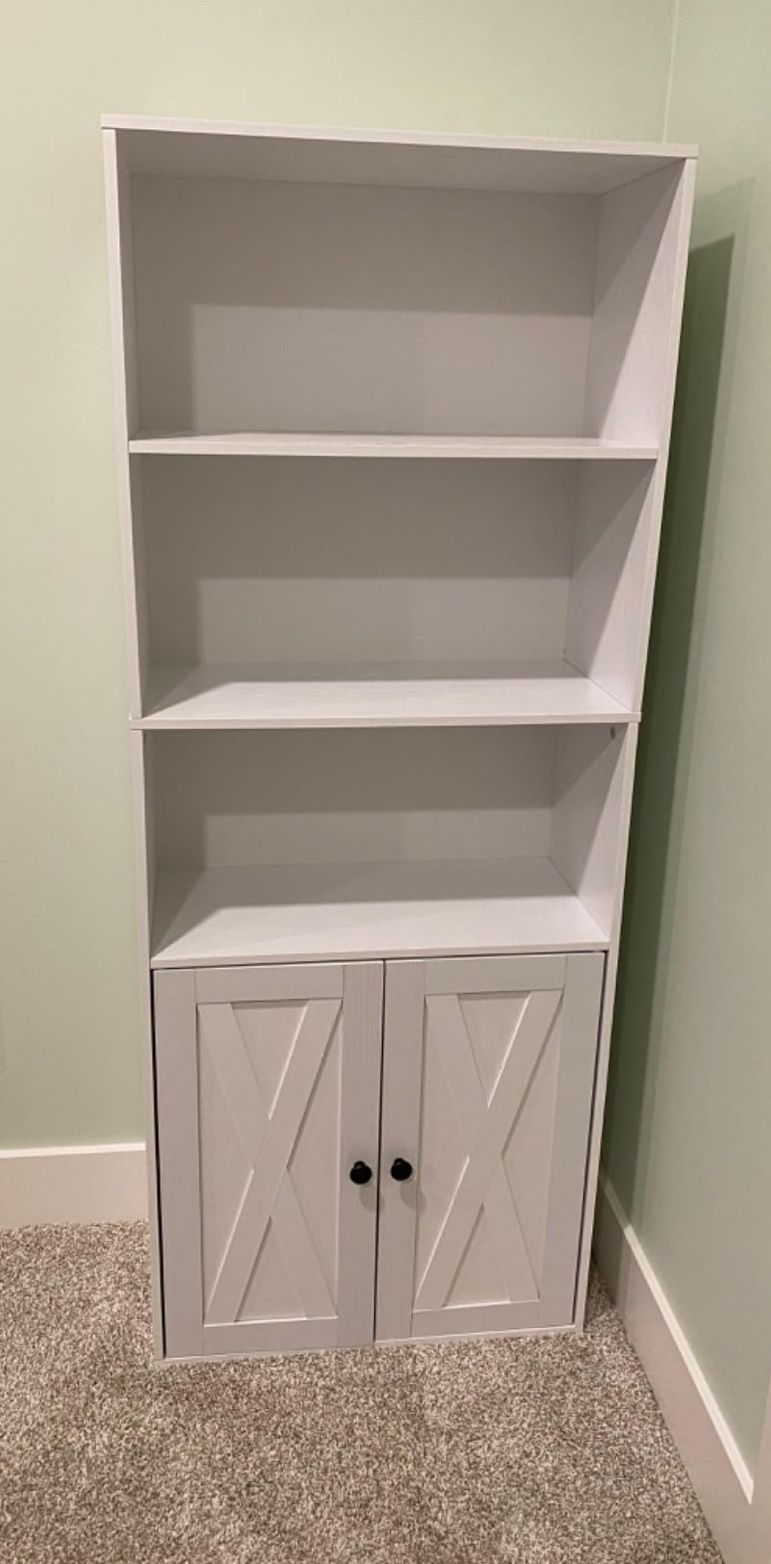 White Book Shelf Cabinet