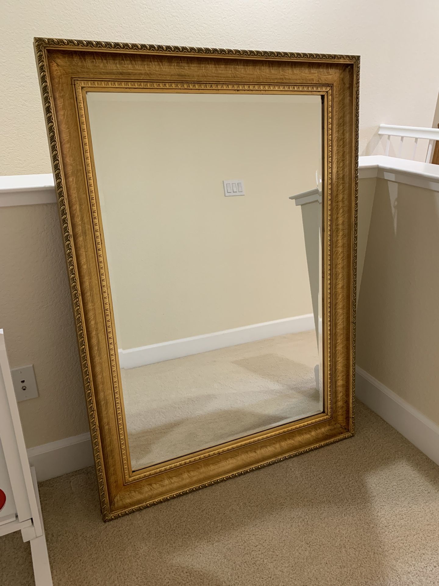 Large Gold Mirror | Frame Made of 100% Wood