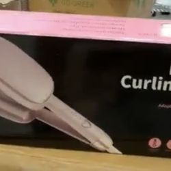 Wave curling iron