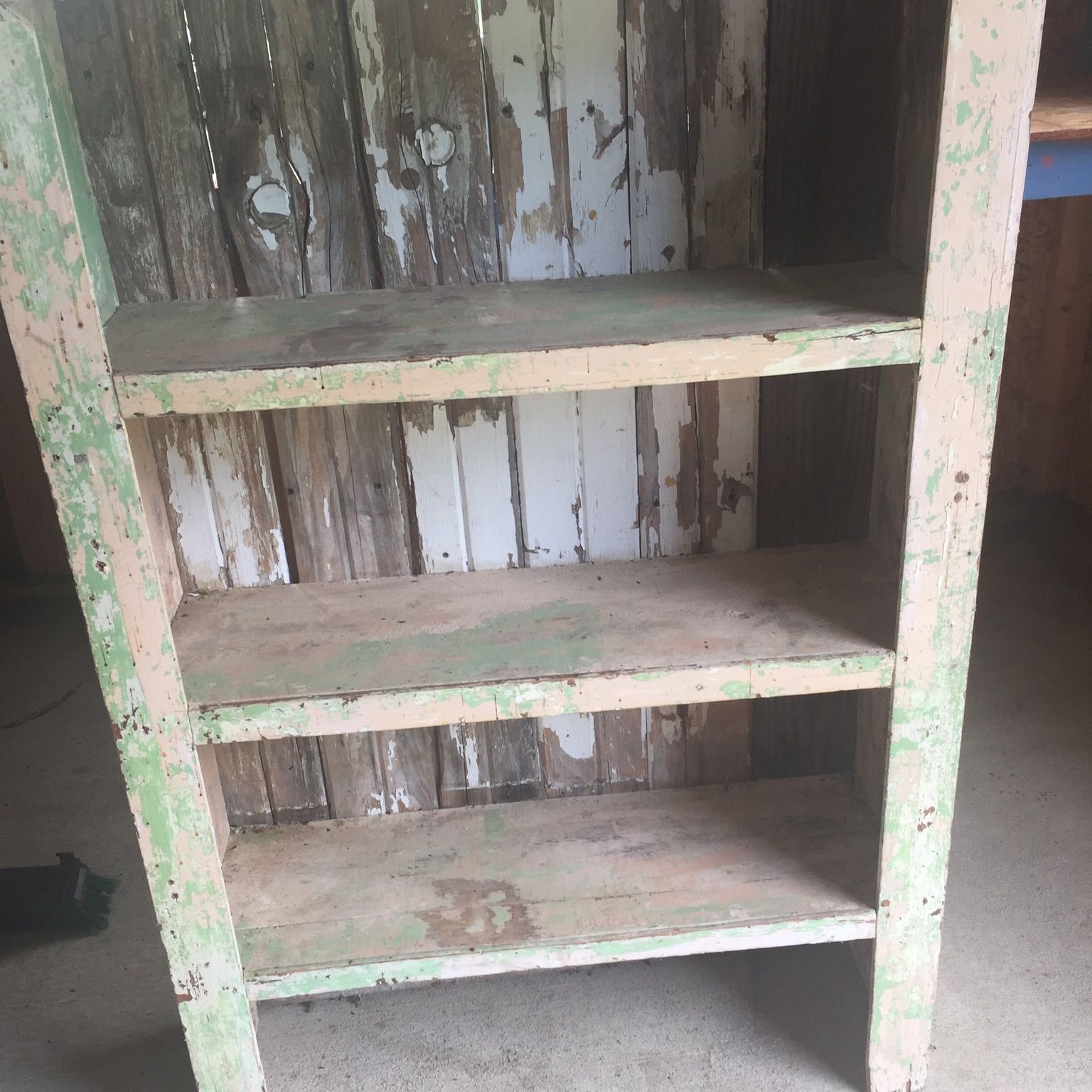 Shabby Chic Chippy Paint Bookcase/shelf Unit