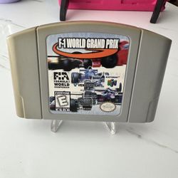 F-1 World Grand Prix (Nintendo 64, 1998) N64 Genuine Authentic Cartridge Only