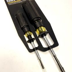 Klein Tools 85153K Slotted Screw Holding Driver Kit, 3/16-Inch and 1/4-Inch