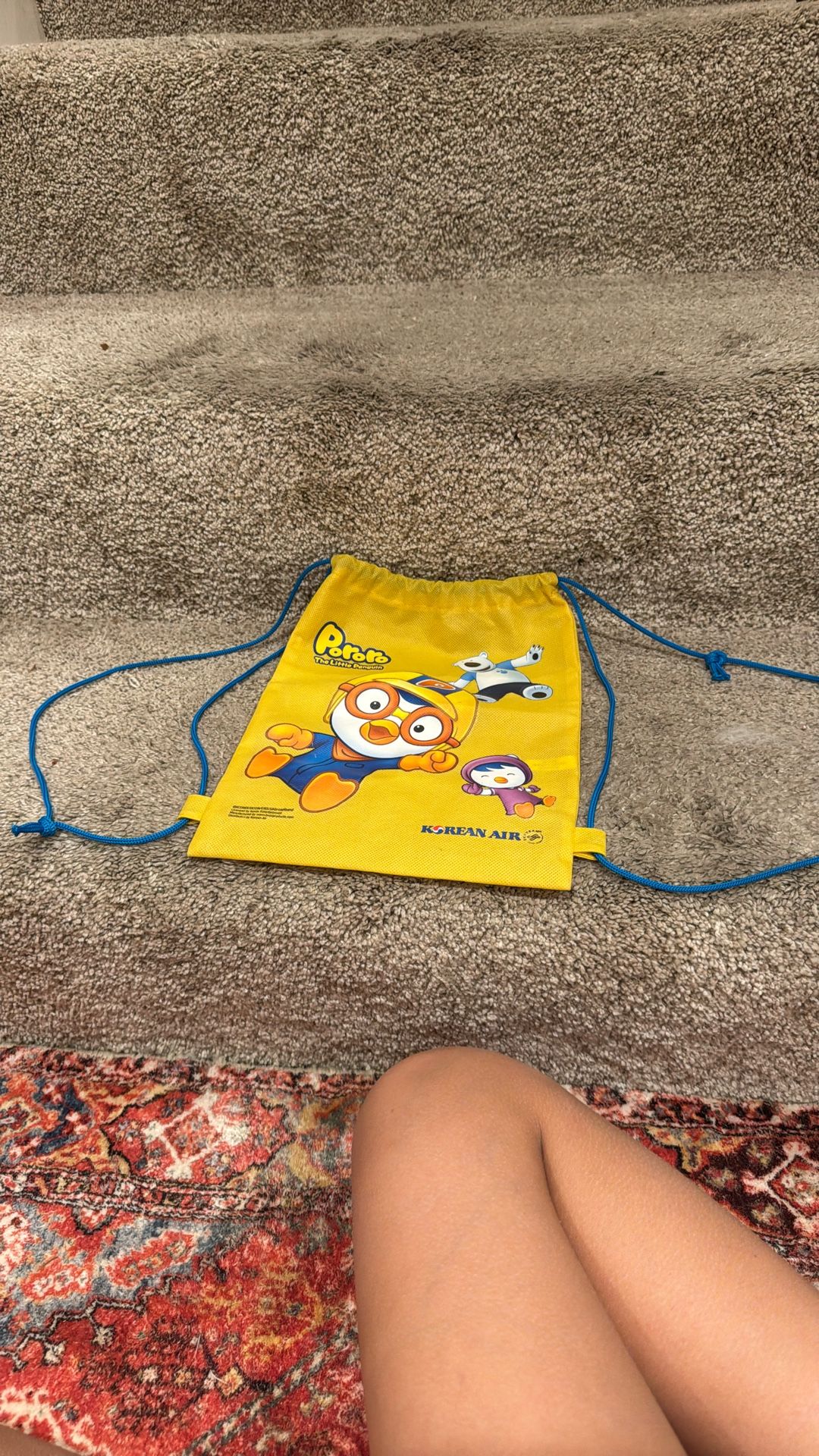 Pororo Drawstring Backpack