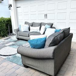 Grey Sofas Set