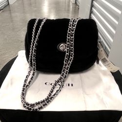 Black Coach Madison Shoulder Bag