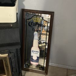 Mirrored Beer Sign