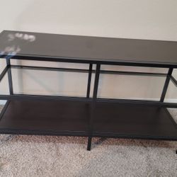 IKEA Vittsjo TV Unit Black-brown Glass