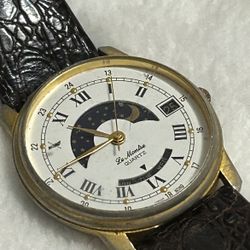 Le Montre Moonphase Watch Lizard Band