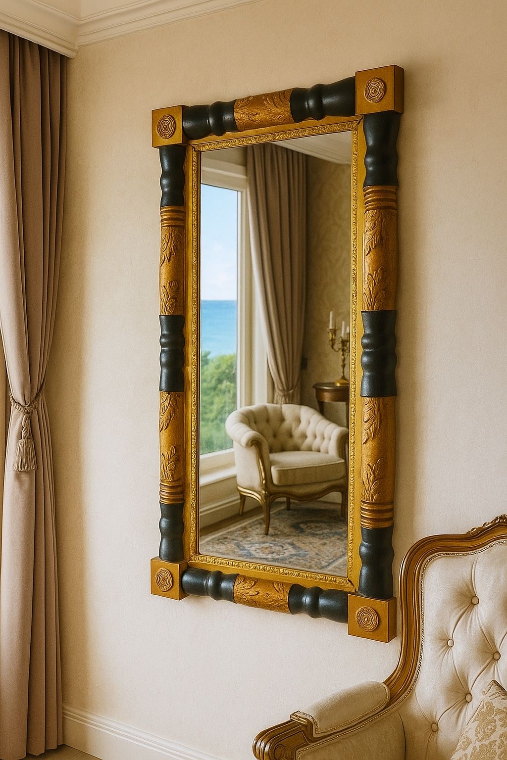 Antique Empire Mirror Circa 1845s, accept price offer