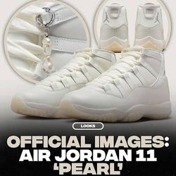 Air Jordan 11 Retro Pearl AR0715-110 Women's Size 7.5