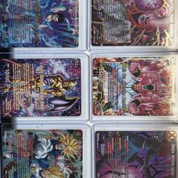Dragon Ball Super Card Bundle – 2 SPR + 4 SR Lot – Near Mint