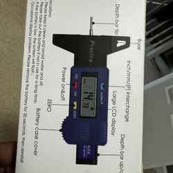 Tire Thread Depth Monitor Also Used As Surface Flatnesses Measure Tool