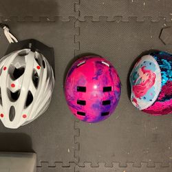 Almost New Helmets - Kids, Teen And Adult 
