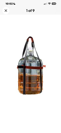 Carboy Carrier plus 5 gallon glass bottle