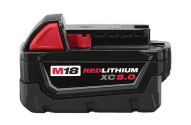 Milwaukee 48-11-1850 M18 REDLITHIUM XC5.0 18V 5.0Ah Battery Pack Genuine Sealed
