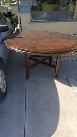 Wood table