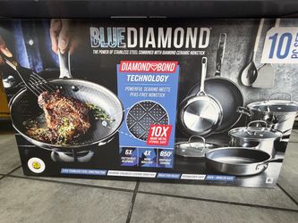 Blue Diamond 10-Piece Cookware Set