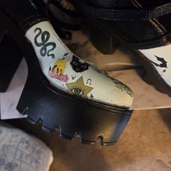 Halloween Theme Platform Style Shoes 