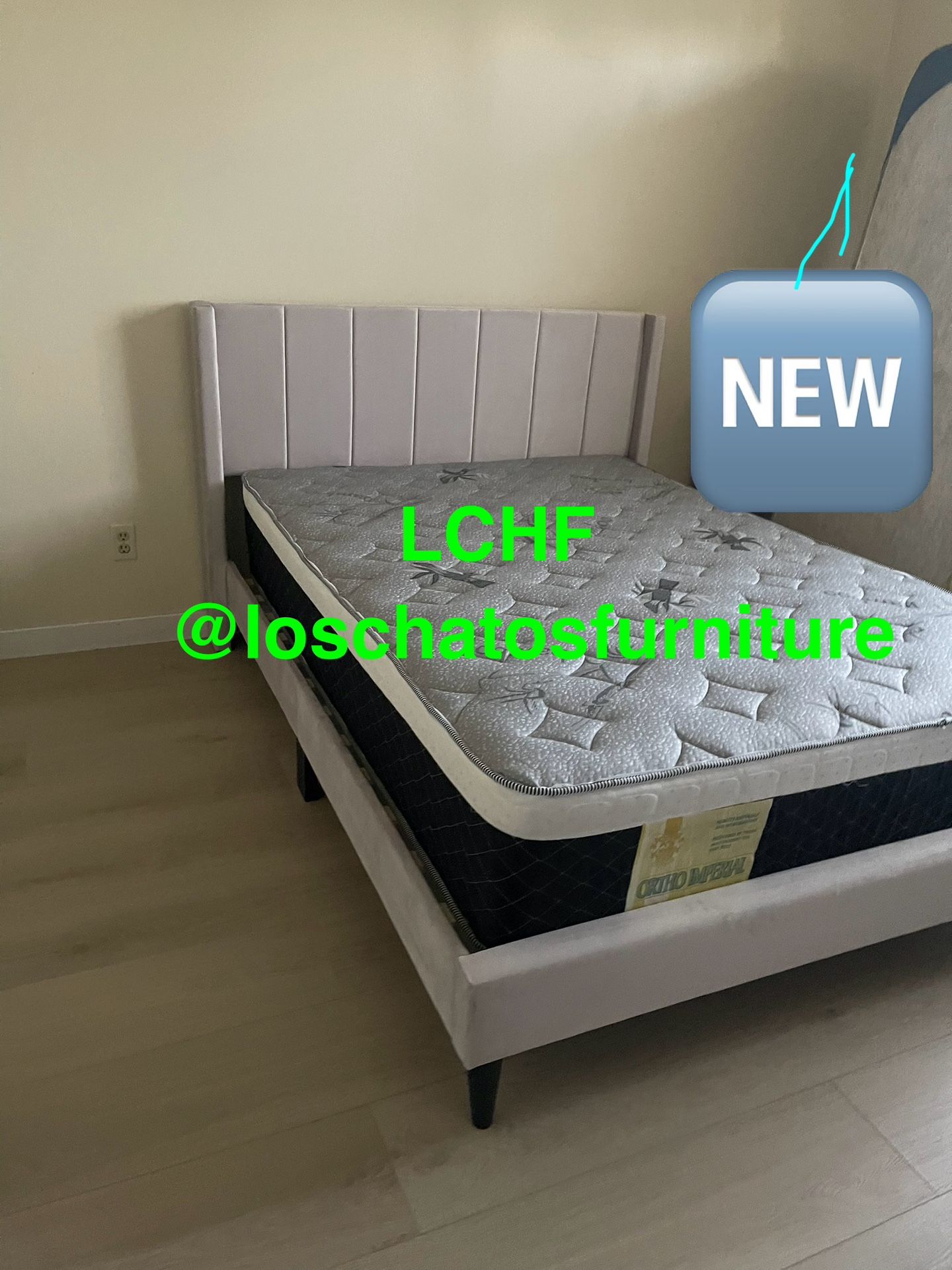 Full Size Bed Frame With Mattress 