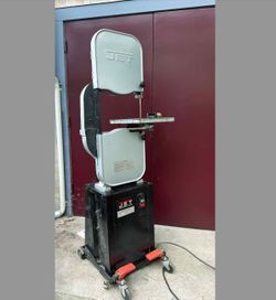JET 14" bandsaw Model JBS-14CS on mobile base