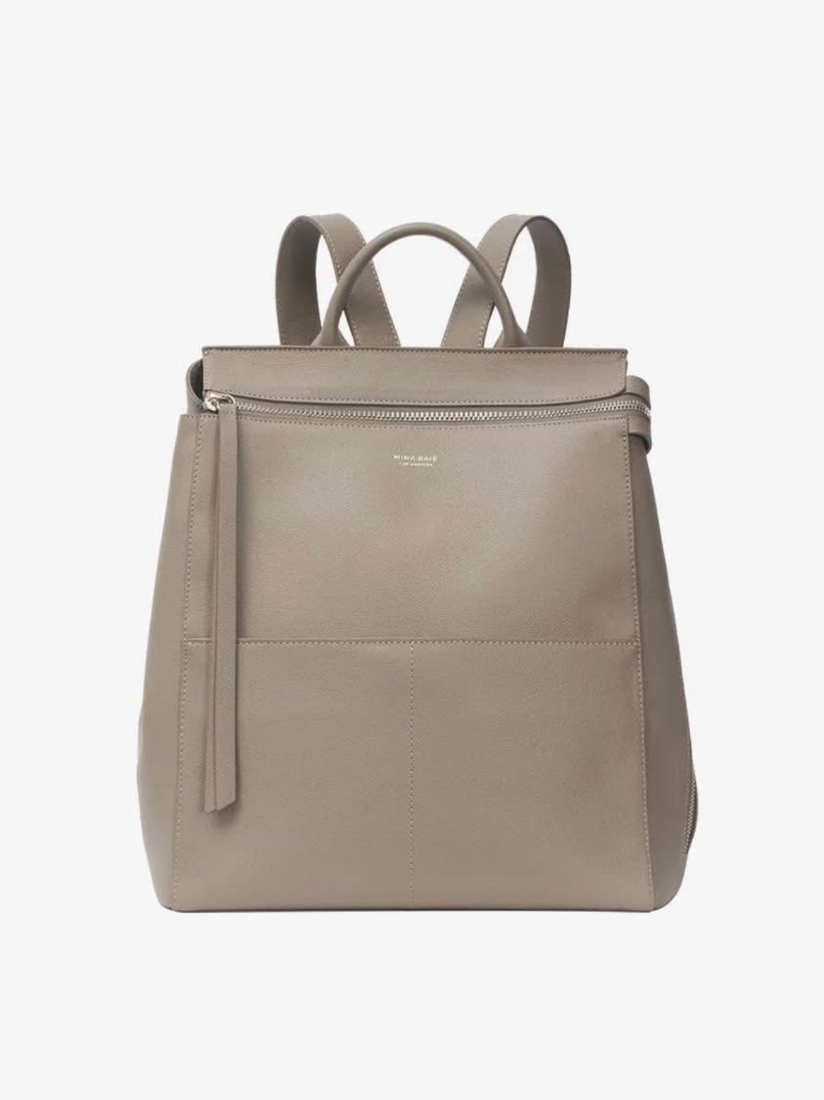 Mina Baie Harper Midi Backpack (Leather)