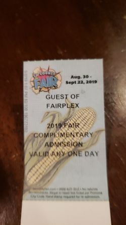 Fair ticket
