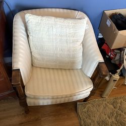 Antique cloth chair
