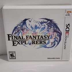 Nintendo 3ds Final Fantasy Explorers