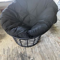 Black Papasan Chair 
