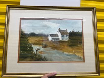 How’s by the lake artwork wall hanging