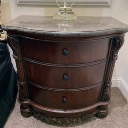 Marble Top Nightstands (2)