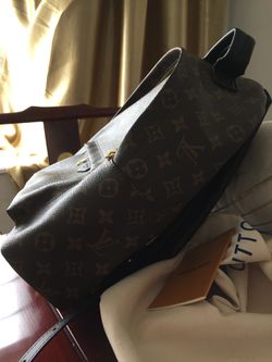 Louis vuitton presbyopic leather polyester mongram canvas backpack for Sale  in Los Angeles, CA - OfferUp