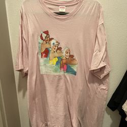 Supreme Swimmers Tee Pink 