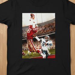 Iconic NFL Moment: San Francisco 49ers "The Catch" T-Shirt (Highlights the historical significance)