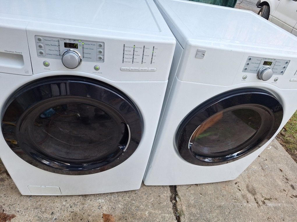 Washer And Dryer Kenmore Trabajando Muy Bien En Excelente Condición 