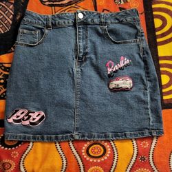 Barbie Denim Skirt Size 16