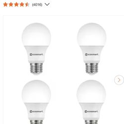 Eco smart 40w Energy Star Led Light Bright White 4-pack 