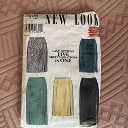 New Look Skirt’s Pattern Size 8-18 