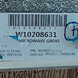 Microwaves Grease Filter Replacement: 13" X 6", for Whirlpool GE, Pack of 4 NEW 