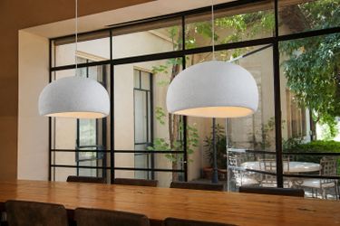 Japandi White Pendant Light Modern Scandinavian Ceiling Lamp Fixture